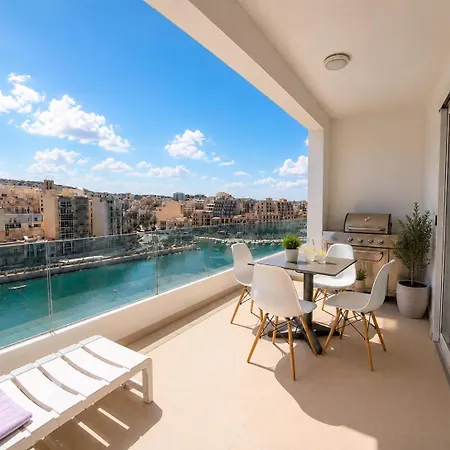 公寓 St Julian's Seafront 2br Spinola - Bbq & Peaceful