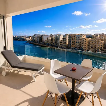 St Julian's Seafront 2br Spinola - Bbq & Peaceful 公寓