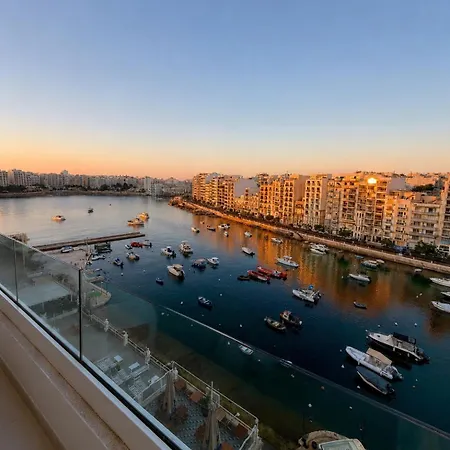 公寓 St Julian's Seafront 2br Spinola - Bbq & Peaceful