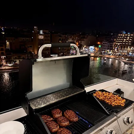 公寓 St Julian's Seafront 2br Spinola - Bbq & Peaceful *
