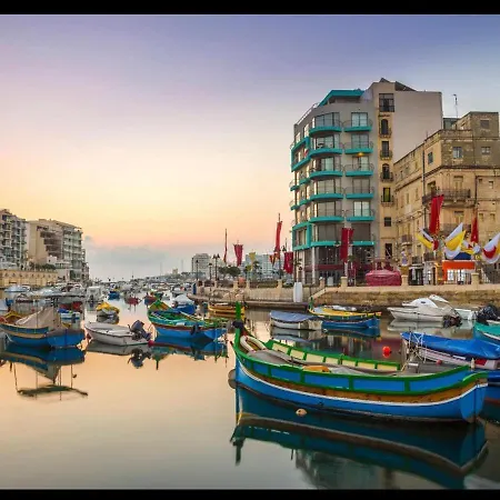 St Julian's Seafront 2br Spinola - Bbq & Peaceful 公寓