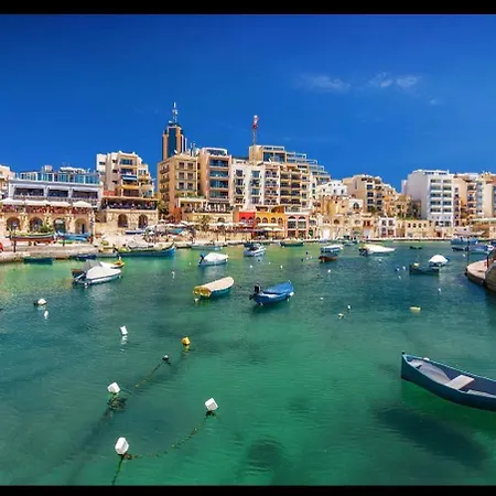 St Julian's Seafront 2br Spinola - Bbq & Peaceful 公寓 *