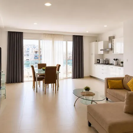 شقة St Julian's Seafront 2br Spinola - Bbq & Peaceful