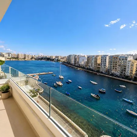 شقة St Julian's Seafront 2br Spinola - Bbq & Peaceful *