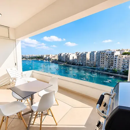 St Julian's Seafront 2br Spinola - Bbq & Peaceful * Saint Julian's