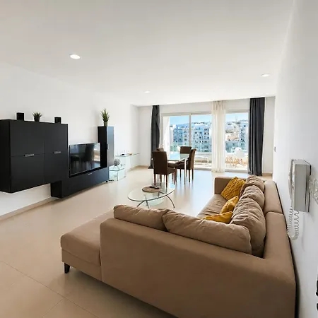 St Julian's Seafront 2br Spinola - Bbq & Peaceful 公寓 Saint Julian's
