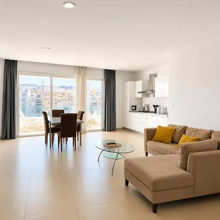 公寓 St Julian's Seafront 2br Spinola - Bbq & Peaceful