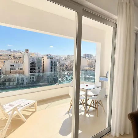 公寓 St Julian's Seafront 2br Spinola - Bbq & Peaceful *